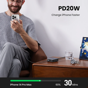 Cargador GaN UGREEN Nexode de 100 W con 4 Puertos, Cargador Rápido para Teléfono y Portátil, Adaptador de Cargador USB 4 en 1 para <span class=keywords><strong>iPhone</strong></span> 14 13 12 <span class=keywords><strong>Pro</strong></span> <span class=keywords><strong>Max</strong></span> - Product Image 5