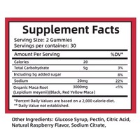 Gummies Maca Plus pour l'amélioration et l'agrandissement des fesses, extrait de racine de Maca noire, amplificateur de fessiers pour femmes