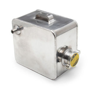 Высокое качество 2.5L алюминиевый квадратный радиатор охлаждающей жидкости переполнение резервуар для воды резервуар для бутылки серебро - Product Image 2