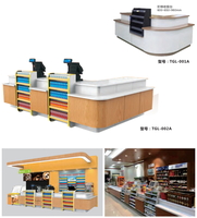 Caisses automatiques électriques pour magasins, comptoir de caisse avec roues