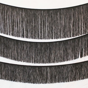 Tùy Chỉnh 100Cm 80Cm 60Cm 50Cm 30Cm 20Cm Màu Đen Trắng Dài Chainette <span class=keywords><strong>Fringe</strong></span> Trims Cho Trần Dresses Chụp Đèn Rèm Cửa - Product Image 4