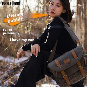 Sac pour appareil photo à bandoulière DF36 pour <span class=keywords><strong>Canon</strong></span> et pour Sony DSLR sans miroir étui de rangement en polyuréthane avec couvercle d'objectif - Product Image 5