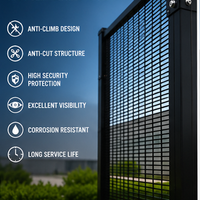 Sistema de Cerca Anti-Escalada 358 Premium Personalizado con Protección Galvanizada y con Recubrimiento en Polvo
