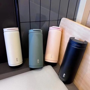 Borraccia Termica Personalizzabile con Logo, 400ml, Rivestimento a Polvere, Coperchio Flip-Top, Tazza da Viaggio Isolante per Caffè - Product Image 2