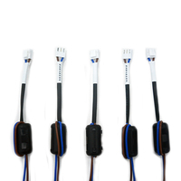 Kustom Pabrik JST VH3.96 2/4Pin pemasangan kabel Ferrite Core UL1007 PVC Female Spade kawat Terminal untuk aplikasi elektronik