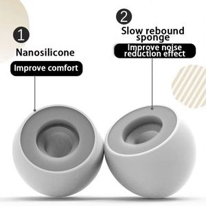 Tapones para los Oídos Reutilizables al por Mayor, Protección Auditiva Suave con Estuche para Reducción de Ruido y Cancelación de Sonido - Product Image 2