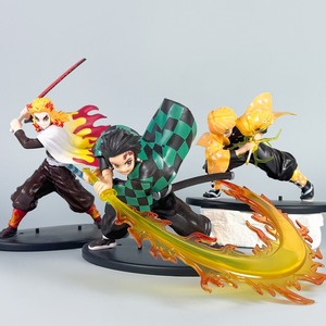 Nouveauté, figurine en PVC de dessin animé Kimetsu Yaiba Komaji, figurine démon Akaza, figurine d'action mignonne, jouet de collection pour cadeaux - Product Image 3