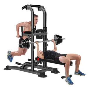 Commercial Multi Function Home Gym Equipment Pull Up Bar Power Rack Multi Station Smith Machine Squat Rack