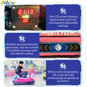 Parque de Atracciones Interior de Fibra de Vidrio, Nuevo Diseño, Autos de Choque con Burbujas para Niños, Centro Comercial - Product Image 4