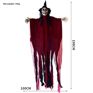 ผีแขวนฮาโลวีน DAMAI พร้อมเสียงและแสง ใช้พลังงานจากแบตเตอรี่ สำหรับตกแต่งปาร์ตี้ฮาโลวีนสุดหลอน - Product Image 6