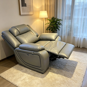 Sofá Eléctrico Moderno para Sala de Estar, Espuma de Alta Densidad, Cómodo, con Reposacabezas Eléctrico - Product Image 3