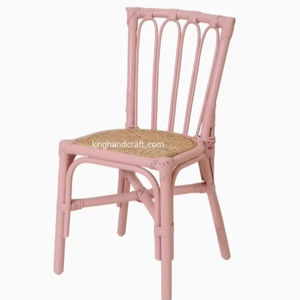 Chaise pour enfant en rotin naturel faite à la main pour fête d'anniversaire, siège en osier taille enfant pour événements, photographie et décoration intérieure - Product Image 1