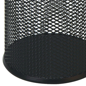 Comix Wire Mesh Round Pen Holder Black Metal <b>Office</b> <b>Supply</b> B2259 - Product Image 5