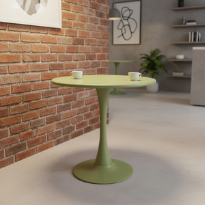 Hochwertiger Runder Esstisch Einfacher Eisen-Esstisch Langlebiges Modernes Minimalistisches Design für Außenbereich Wohnzimmer Schlafzimmer - Product Image 5