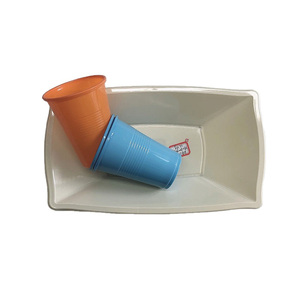 Assiettes à dîner carrées jetables réutilisables, bol en plastique PS <span class=keywords><strong>personnalisable</strong></span> bon marché - Product Image 5