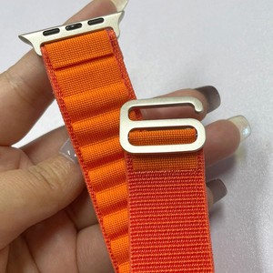 Correa de reloj <span class=keywords><strong>Original</strong></span> Nylon Alpine Loop <span class=keywords><strong>para</strong></span> <span class=keywords><strong>Apple</strong></span> IWatch Series Ultra 49mm 41 42 45 40 44, correa de tela deportiva con hebilla. - Product Image 5