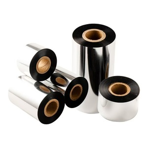 Ngựa Vằn 110mm x 300mm ttr chuyển sáp nhựa Ribbon 110x450 đen lá truyền nhiệt Ribbon tương thích chống xước có thể giặt - Product Image 5