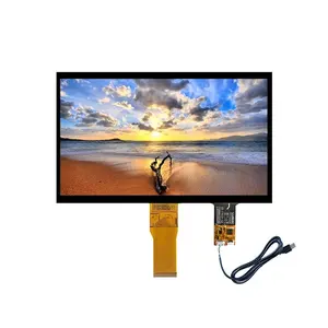 Zkdisplay boe LCD module 10.1 inch 1024*600 50pin TTL/RGB giao diện với màn hình cảm ứng và AD Board