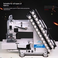Machine à coudre industrielle VC008, type multi-aiguilles, pour tous types de traitement des tissus