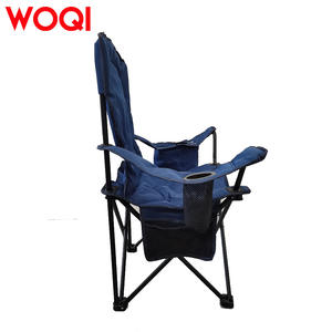 Silla de Playa Plegable Portátil Woqi, Azul Oscuro, Rellena de Espuma, Silla de Viaje para Acampar al Aire Libre con Bolsillo de Almacenamiento con Cierre - Product Image 2