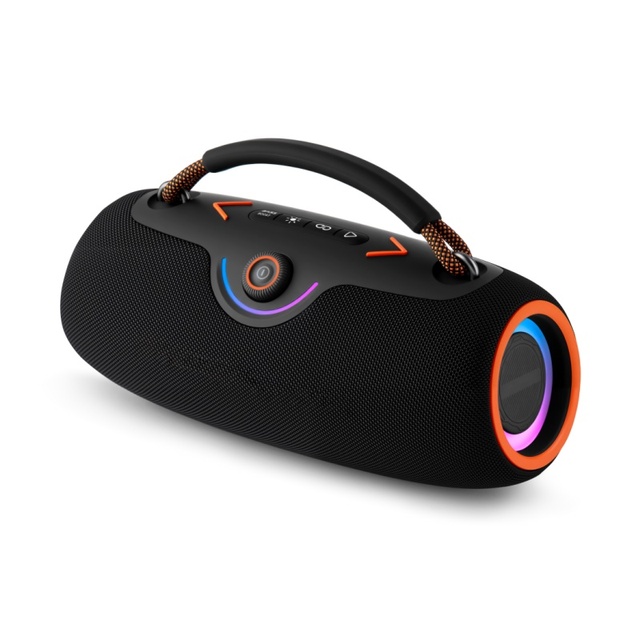 Professional 80W Portable 8000mAh IPX6 Waterproof Speakers with RGB USB AUX TF FM TWS-High Bass Sound Equipment Amplifiers