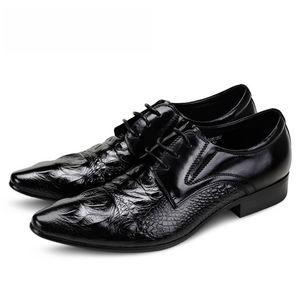 Zapatos Casuales de Otoño para Hombre, Estilo Ejecutivo, Punta en Pico, con Cordones, Impermeables, Parte Superior de Cuero Vacuno Genuino, Hechos a Mano, Nueva Colección 2025, Superventas - Product Image 3