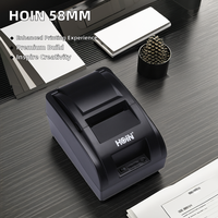 Printer Tiket Thermal POS Mini 58mm untuk Smartphone USB Direct Thermal 12mm Bekas Tersedia Garansi 1 Tahun