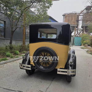 Voiture électrique vintage ZOWN au design rétro lumineux, sièges spacieux pour les visites de jardins, parcs et excursions. - Product Image 6