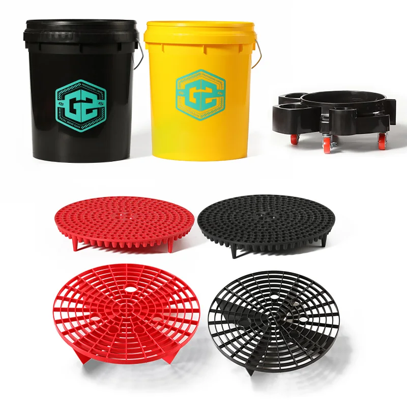 Car Cleaning Bucket с Wheel Filter Guard, Car Wash Bracket, Dirt Remover, Auto Detailing Supplies