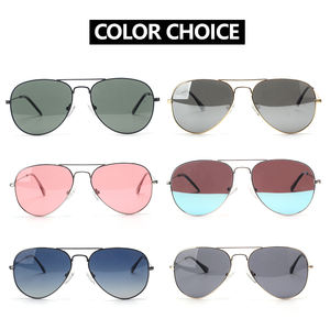 Venta al por mayor Gran Oferta UV400 Metal Moda Polarizada Lunette De Soleil Sombras De Lujo Diseñador Personalizado Gafas De Sol De Cristal Hombres y Mujeres - Product Image 4