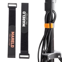 Sangle de vélo souple et réglable écologique de taille personnalisée, attache de câble, sangle élastique à crochet et boucle