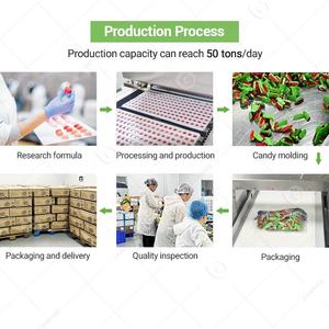 Bonbons gélifiés 3D promotionnels saveur cerise et rose fruitée, saveur durian bleu de Chine, Thaïlande, vente en gros, 2,5 kg - Product Image 5