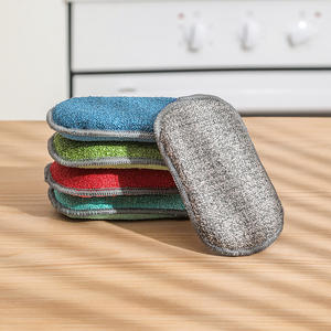 Esponjas de Limpieza Ovaladas Resistentes para Fregar Manchas Difíciles en Ollas, Fáciles de Limpiar, Almohadillas de Limpieza que No Dejan Rayaduras - Product Image 6