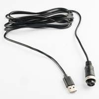 Cable de Extensión USB GX12-2-7 Pines, Conector de Aviación Macho/Hembra, 1M 3M 5M 8M 10M, Apto para Transferencia de Datos de Computadora.
