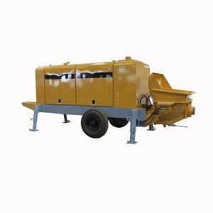 Bomba de Concreto Móvil de Alta Calidad, 60m3/h, Mini Bomba Portátil, Precio de Fábrica - Product Image 1