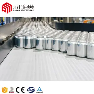 Full Automatic Energy Drink Canning Equipment / Carbonated Soft Drink Beverage Aluminum Can Filling Sealing Machine