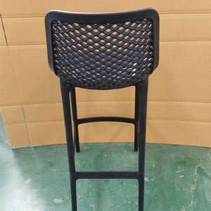 Trung Quốc nhiệm vụ nặng nề màu đen trắng không thấm nước thương mại thanh cao ghế Rỗng ra ngoài trời nhựa thanh phân với tựa lưng - Product Image 6