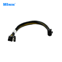 Câble d'alimentation MIwin personnalisé CPU8PIN vers GPU6+2, 600 mm de long, pour serveur