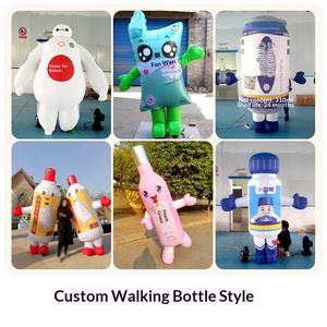 Modèle <span class=keywords><strong>gonflable</strong></span> de personnage de dessin animé ambulant, figurine portée par un humain pour événements d'entreprise et publicité - Product Image 4