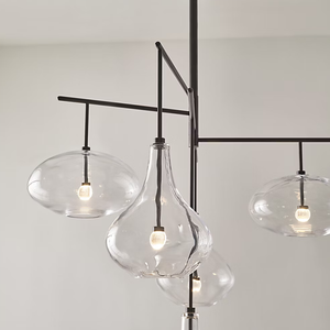 Lámpara de Araña/Colgante de Latón en Latón Suave con 5 Luces para Sala de Estar, Comedor, Cocina, 110V - Product Image 4