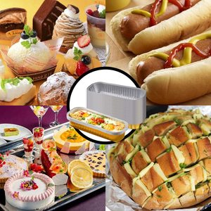 200ml Recyclable Rectangle Bread Tray Aluminum <b>Foil</b> Cake Pan Aluminum <b>Foil</b> Baking <b>Containers</b> - Product Image 3