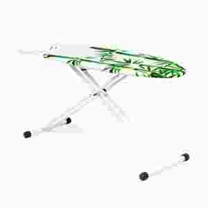 Tabla de planchar plegable PASSAT S con estación de vapor, soporte para plancha, cubierta con patrón de bambú, para uso doméstico en armario, de plástico, Turquía - Product Image 1
