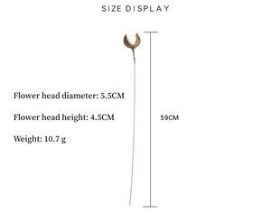 KEWEI 680 Golden Supplier Artificial Natural Dried Flower <strong>Cotton</strong> Dried <strong>Cotton</strong> <strong>Stems</strong> Natural Flower - Product Image 3