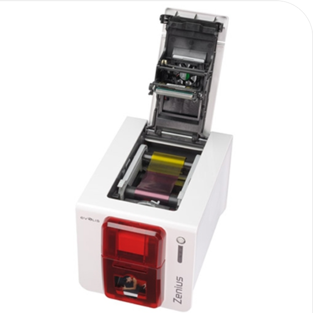 Evolis Zenius Single-Sided PVC ID Card Thermal Printer with USB/Ethernet 300dpi up to 500 Cards/Hour in Stock