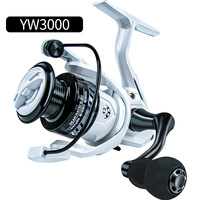 Moulinet de pêche spinning métallique transfrontalier le plus vendu, micro-leurre, lancer longue distance, sans interstice, pour gaucher, rivières et lacs, rapport 5.2:1