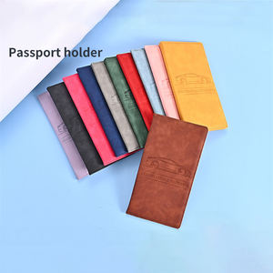 Brosse antivol de grande capacité pour permis de conduire étanche <span class=keywords><strong>PVC</strong></span> étui à cartes en cuir PU sac pour passeport d'identité - Product Image 4