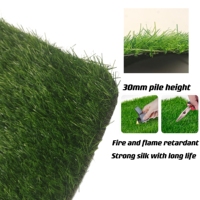 Système de drainage intégré de terrain de sport en gazon synthétique en plastique personnalisable pour l'anniversaire de pratique de golf de paysage extérieur