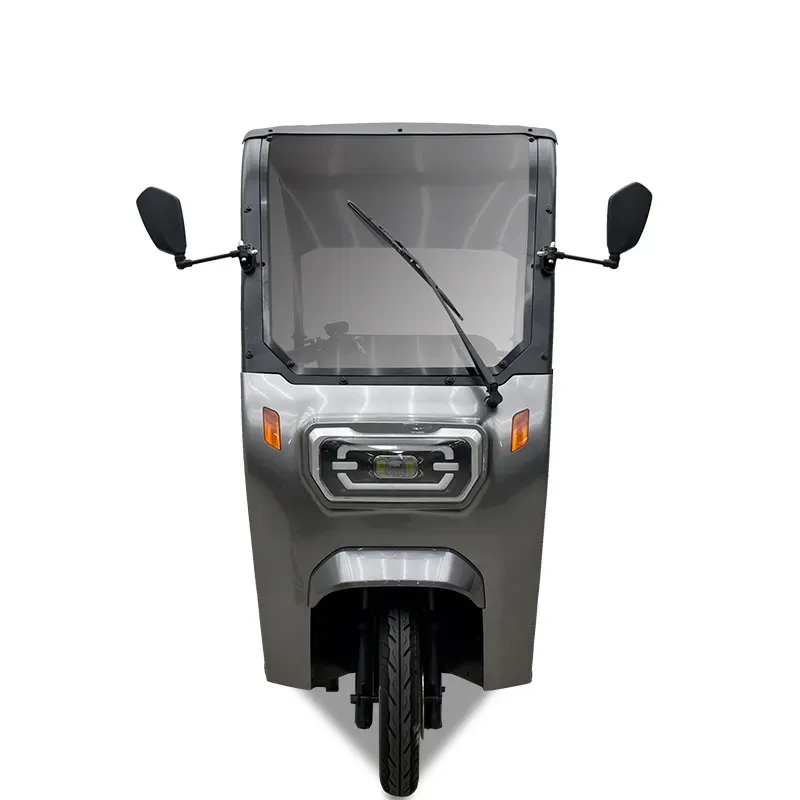 Nieuw Model Taxi Moto Bajaj Tuk Tuk Riksja Volwassen 3-wielige Fiets Elektrische Scooter Driewieler Met Luifel