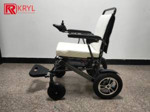 KRYL Usine Fourniture Directe Portable Léger De Luxe 3 Seconde Pliant En Fiber De Carbone Couleur Fauteuil Roulant Électrique
