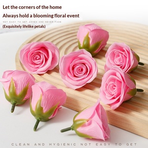 ดอกกุหลาบสบู่ประดิษฐ์สุดหรูห้าชั้น ดอกไม้แห้งทำมือ DIY หัวดอกไม้สบู่ ของที่ระลึกสำหรับงานแต่งงานวันเกิด - Product Image 2